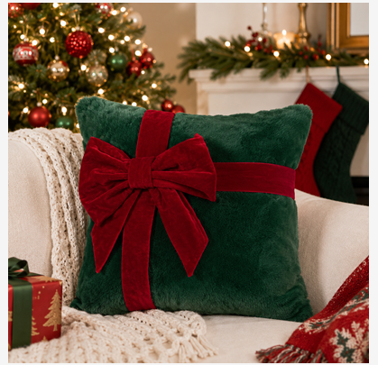 Christmas Gift Pillow -Down Filled