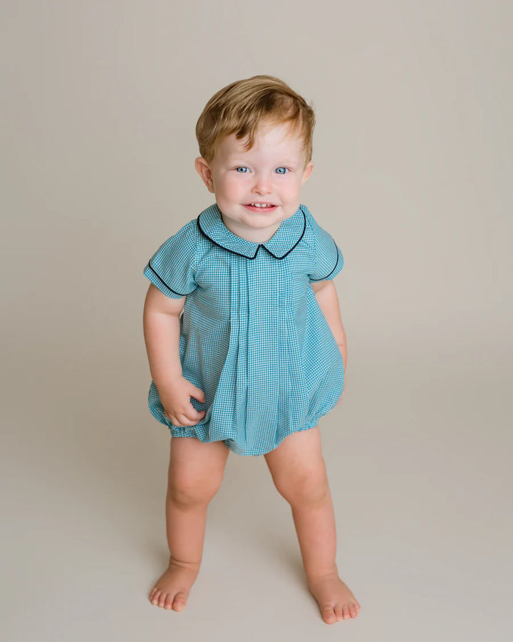 Jackson Gingham Bubble Romper