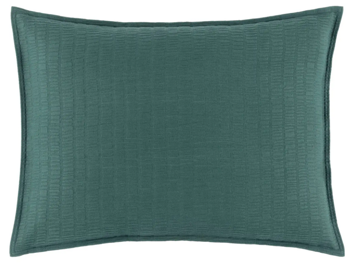 Roark Matelasse Sham / Spruce