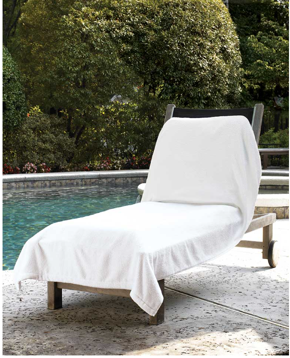 Towel Santino  Chaise Cover White