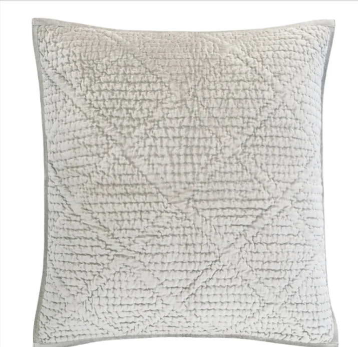 Parisienne Quilted Velvet Sham