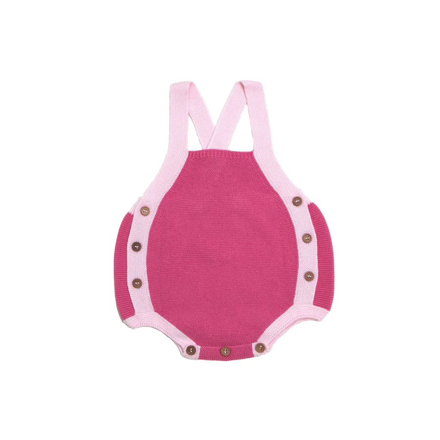 Color Block Bubble Romper