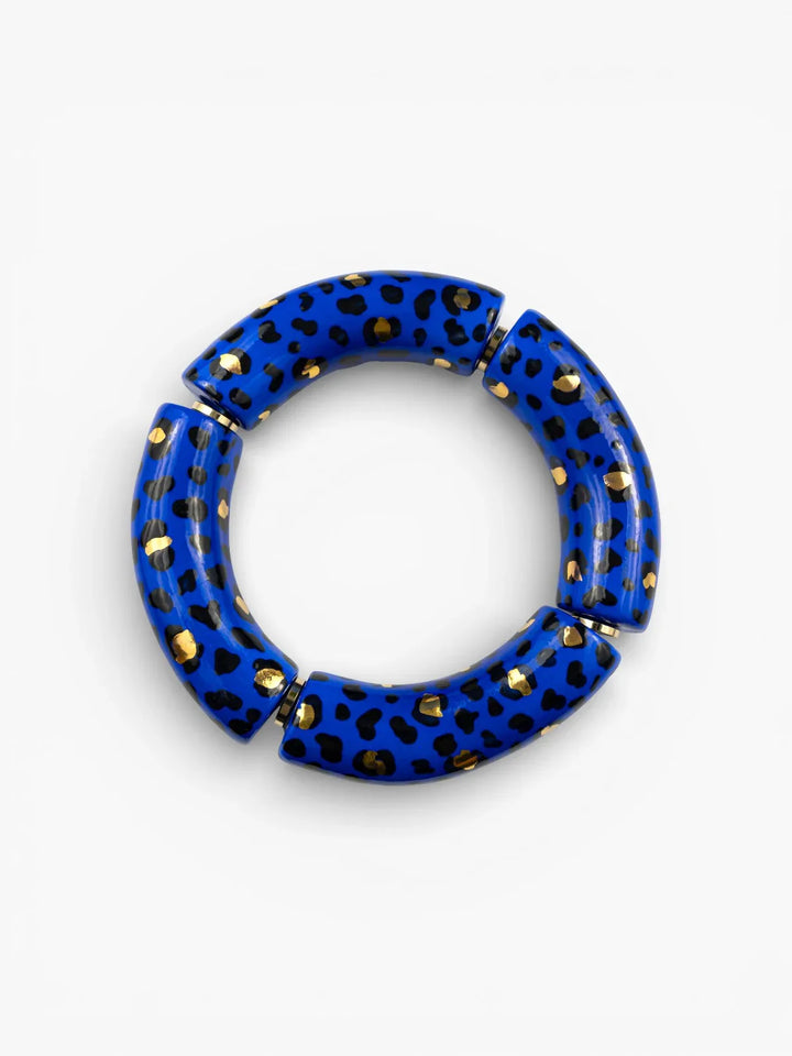 Blue Leopard Chunky bracelet