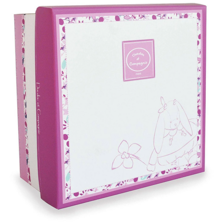 Doudou Cherry the Bunny Baby Booties with Rattle