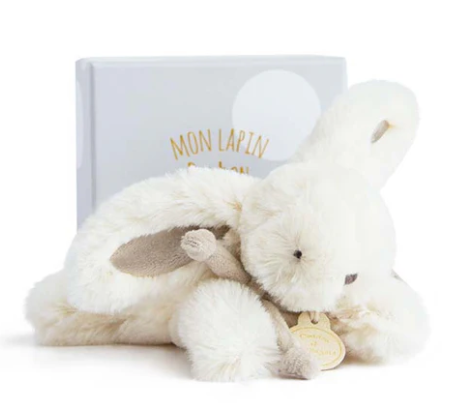Doudou Classic Baby: Tan Plush Bunny Small