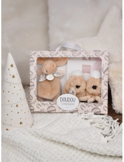 Doudou Slipper  Slipper Gift Set Beige