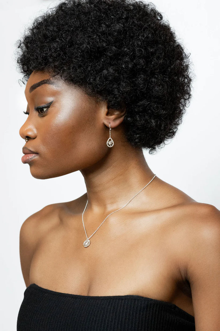 Caged Pearl Petite Earrings