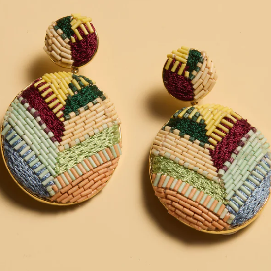 Multi Maleek Double Drop Earrings