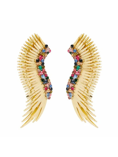 Mega Madeline Gold Multi Earrings