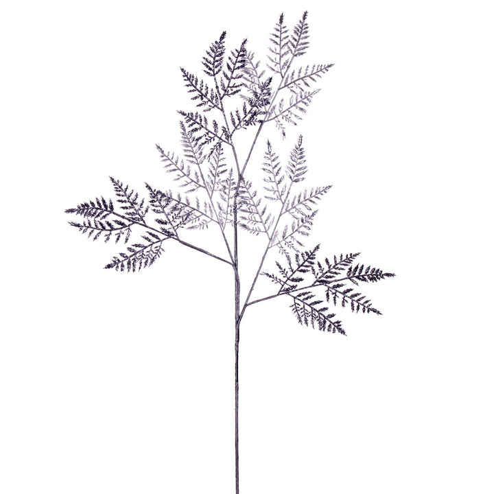 27" Metallic Fern Spray