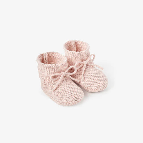 Garter Knit Baby Booties