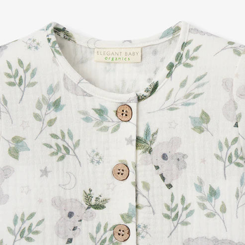 Koala Print Short Set Jumpsuit