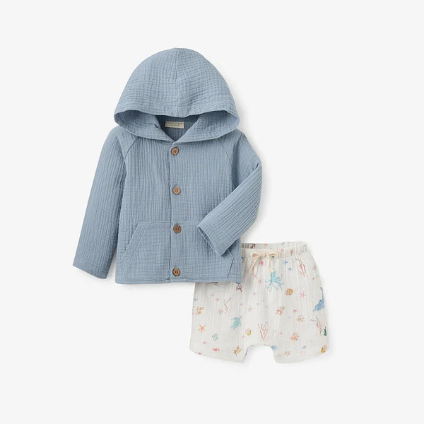 Ocean Adventure Short & Hoodie Set