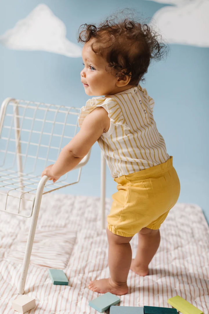 Sleeveless Ruffle One Piece