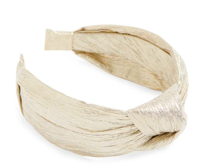Shiraleah Goldie Knotted Headband | Champagne