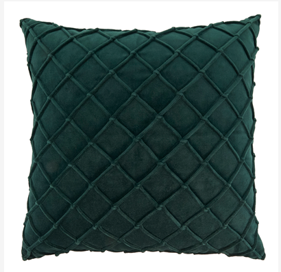 Velvet Corded Pillow - Down Filled