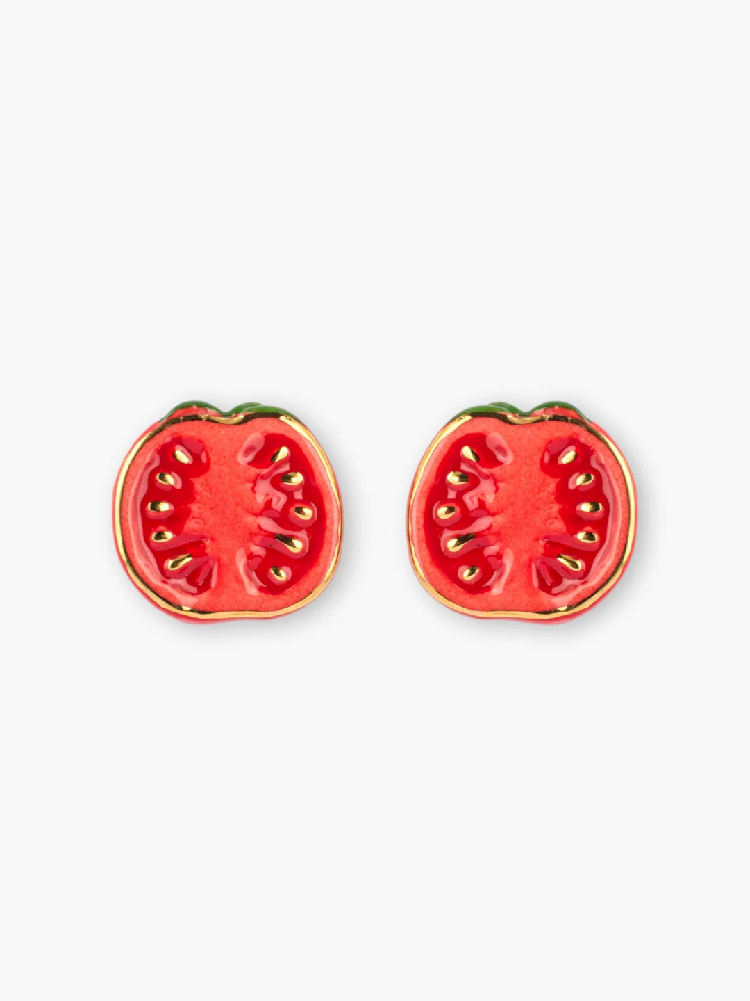 Tomato Stud Earrings