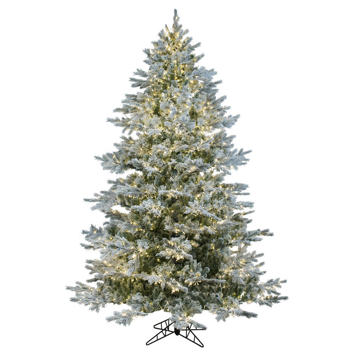 Flocked Kiana Artificial Tree, 9'