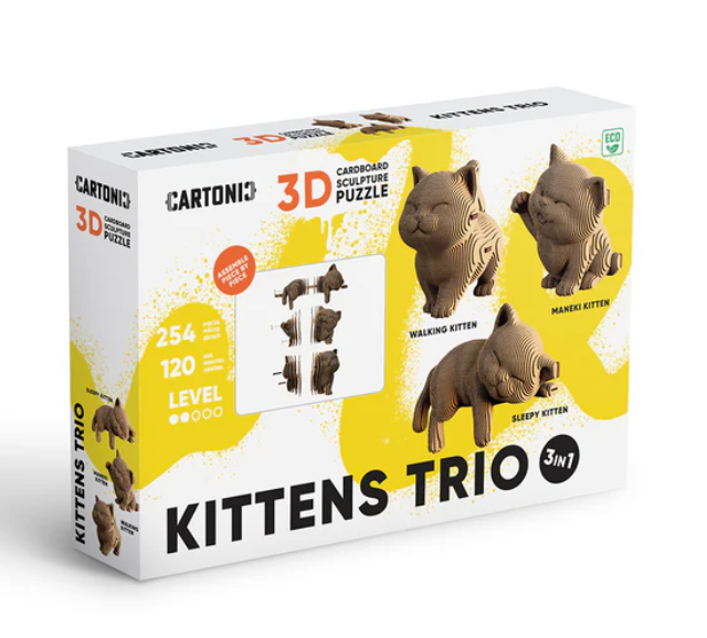 Cartonic KITTENS TRIO
