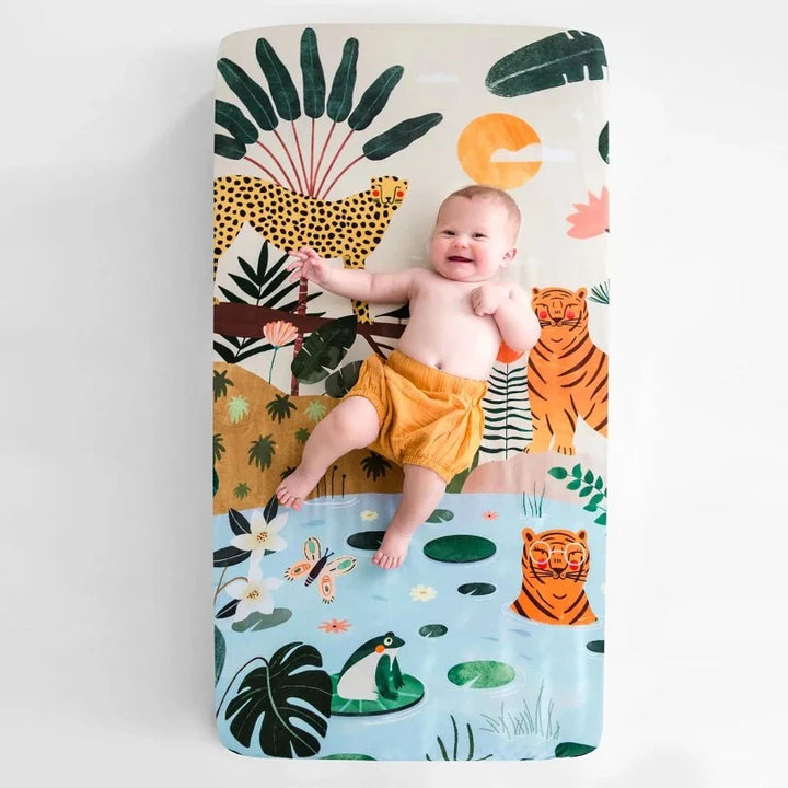 In The Jungle Crib Sheet