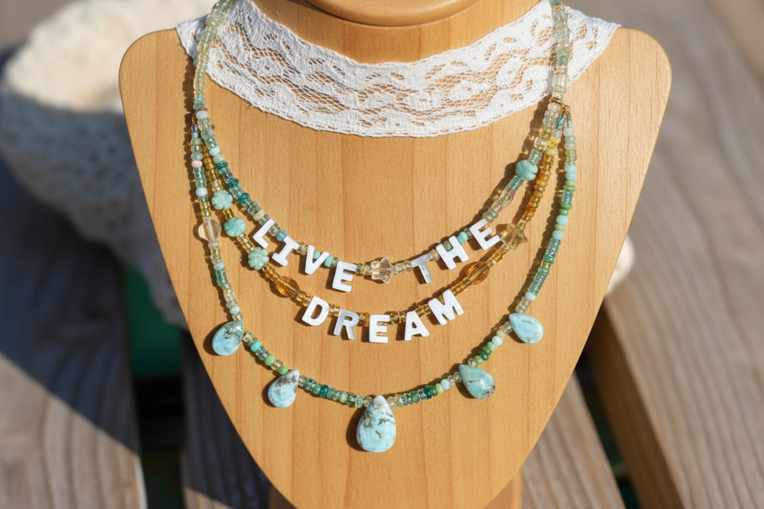 3 Strand Live The Dream Necklace | CPJ