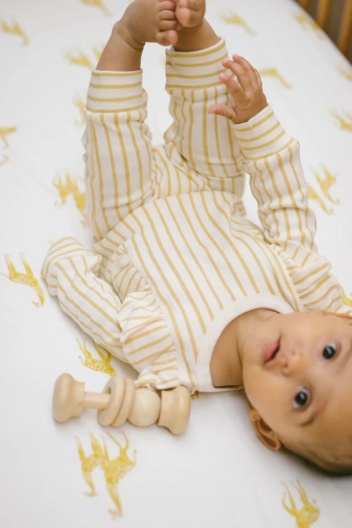 Ruffle Romper Stripes