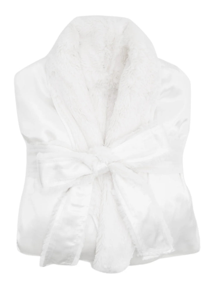 Luxe Satin Robe Silver