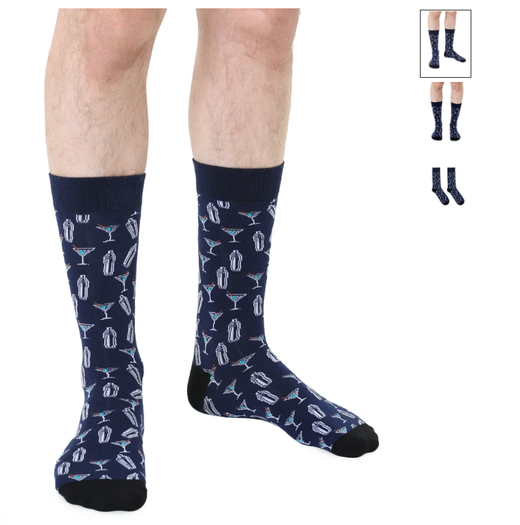 Mens Bamboo Crew Socks