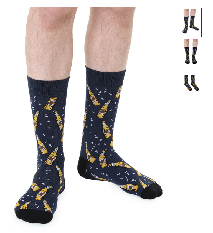 Mens Bamboo Crew Socks