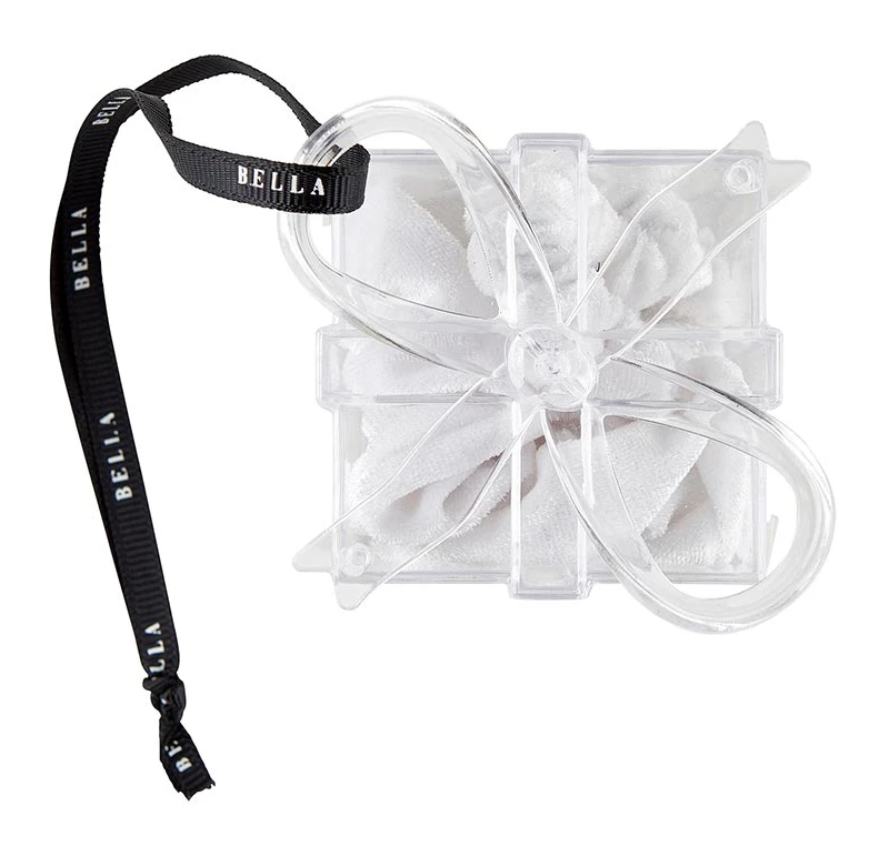 Velvet Present Ornament Scrunchie