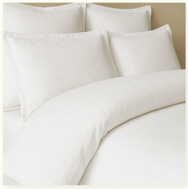Linen | Cotton Blend Solid Duvet Set
