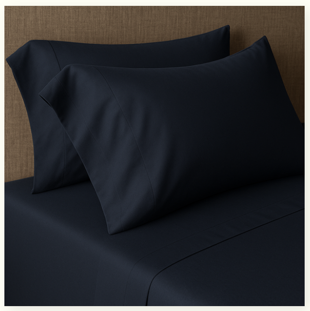 Palm Lane T400 Sateen Weave Solid Pillowcases