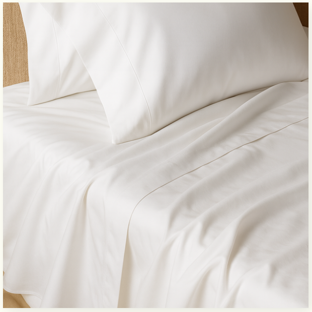 Palm Lane T400 Sateen Weave Solid Sheet Set