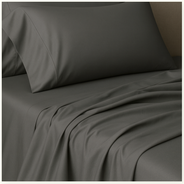 Palm Lane T400 Sateen Weave Solid Sheet Set