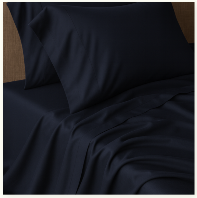 Palm Lane T400 Sateen Weave Solid Sheet Set