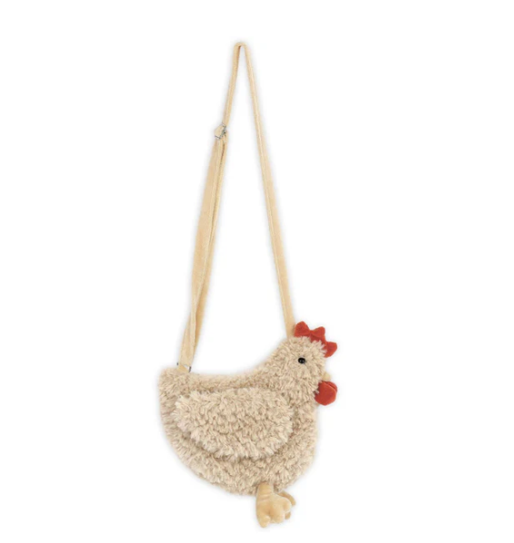 Hazel Hen/Tan - Cross Body Purse