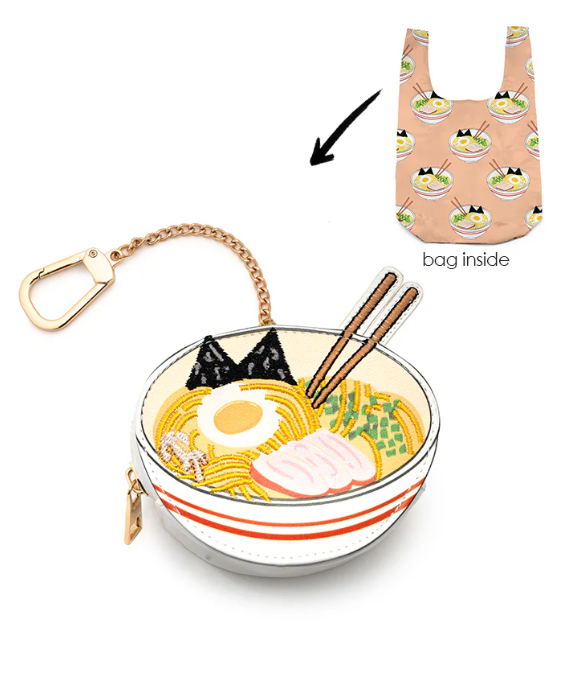 Ramen 2 in 1 Bag Charm + Shopper Bag
