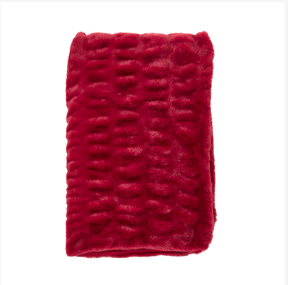 Faux Rabbit Fur Throw 50"X60" Oblong