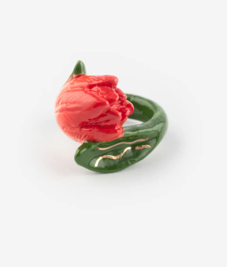 Red Tulip ring