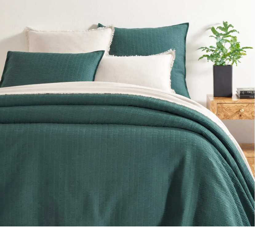 Roark Matelasse Coverlet | Spruce
