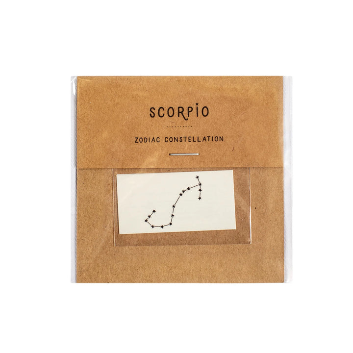 Zodiac Constellations Temporary Tattoo
