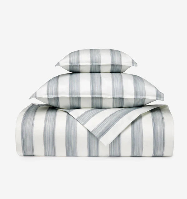 Sferra Mara Slate Duvet Cover