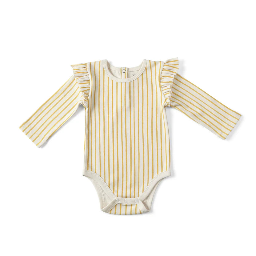 Ruffle Stripes Onesie