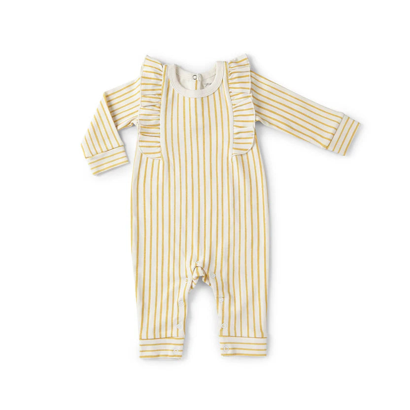 Ruffle Romper Stripes