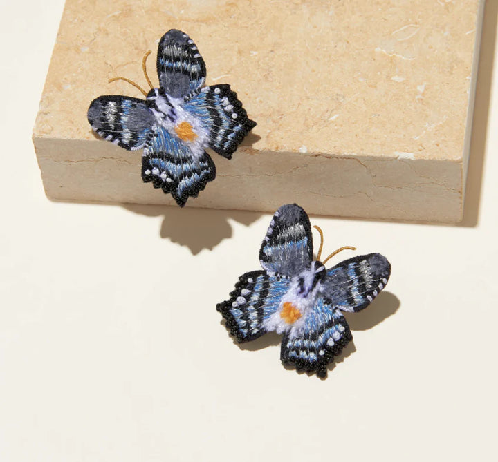 Gray Cliff Butterfly Studs