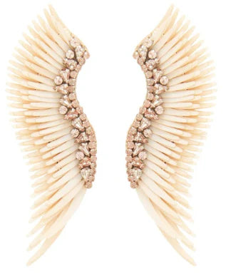Mega Madeline Cream Neutral Earrings
