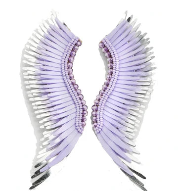 Madeline Wing Lilac Earrings