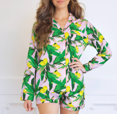 PJ Set Lavender Lemon