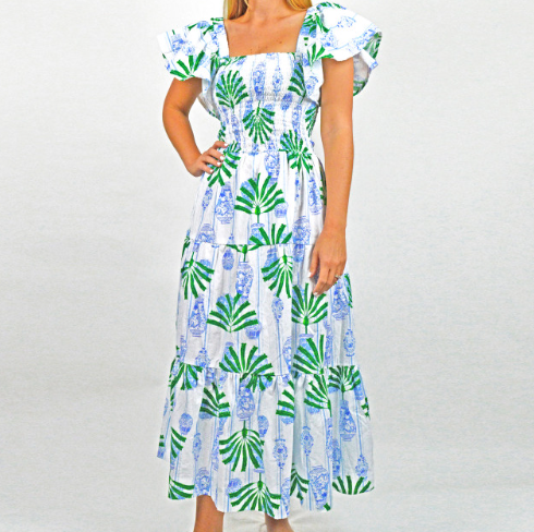 Sleep Dress Ginger Jar Palms