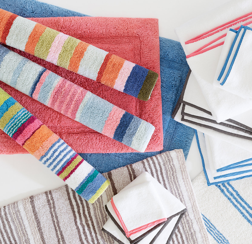 Mellie Stripe Bath Rug